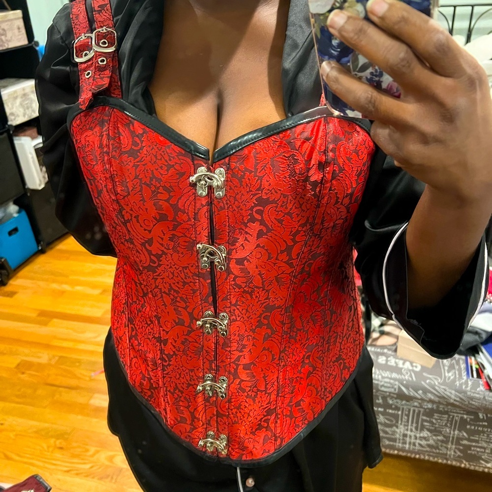 Red corset